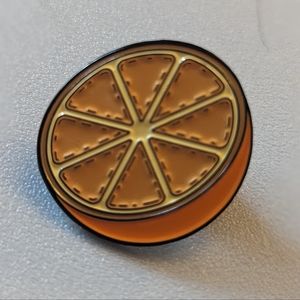 Sliced Orange Enamel Pin